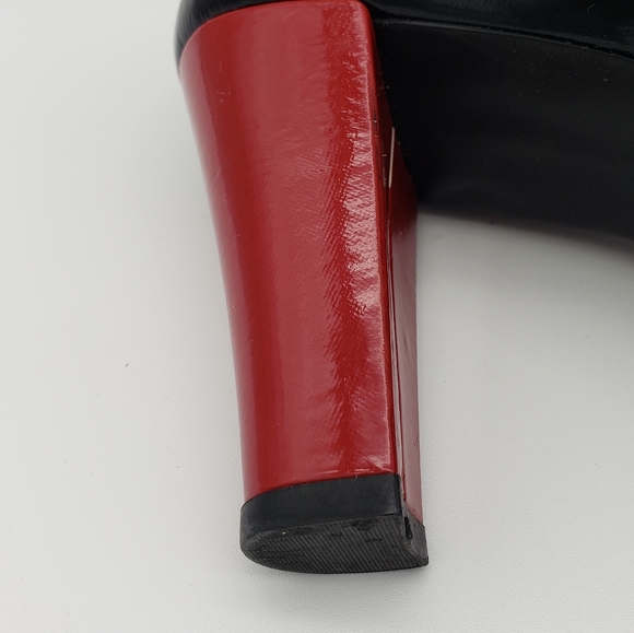Beso sz 8 red and black heels - Picture 8 of 12